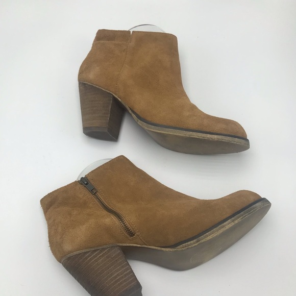 Steven by Steve Madden Brown Suede Leather Booties - Picture 3 of 7